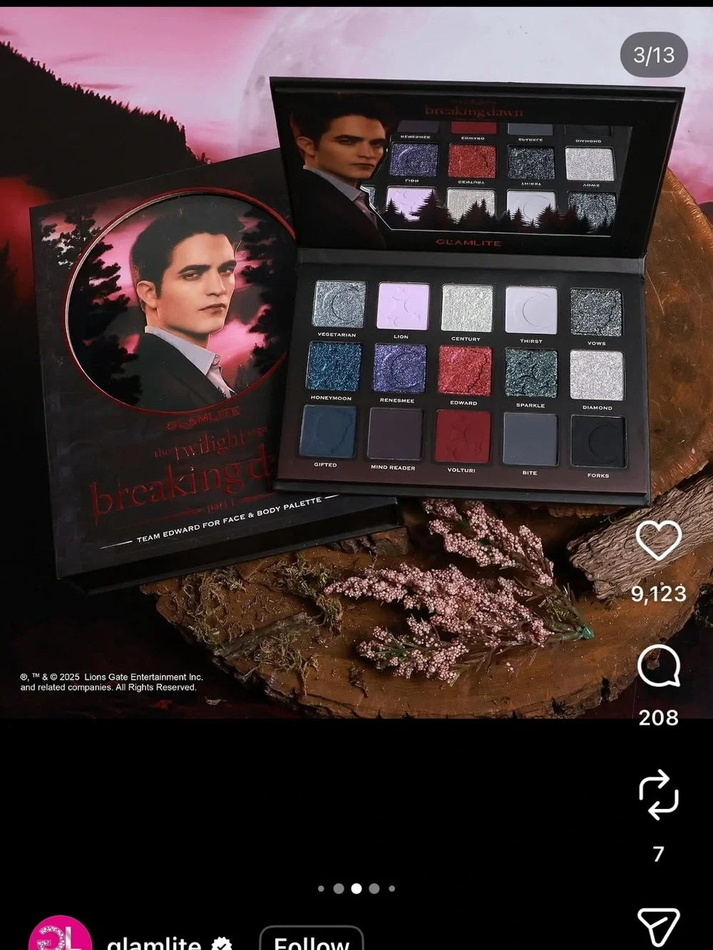 Breaking Dawn Part 1 Makeup Collection glamlite new never used amazing!!!